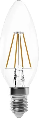 Produktbild von LED Lampe Kerze Filament 4W 465lm E14 warmweiss Leuchtmittel Lampen