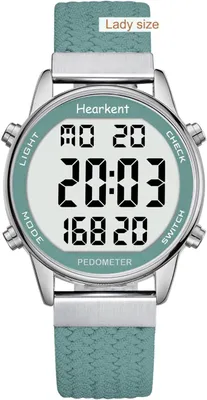 Produktbild von Schrittzähler-Uhr Fitness-Tracker zum Gehen, wasserdichte Sportuhr, Kalorienzähler, Armbanduhr großem Digitaldisplay,Senioren, Frauen, ältere Menschen