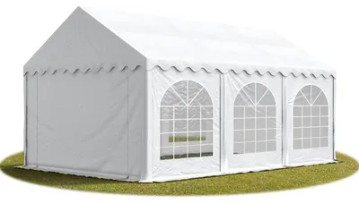 Immagine prodotto di TOOLPORT 3x6 mTendone per feste PREMIUM PVC bianco 100% impermeabile Tendone da esterno Tenda party