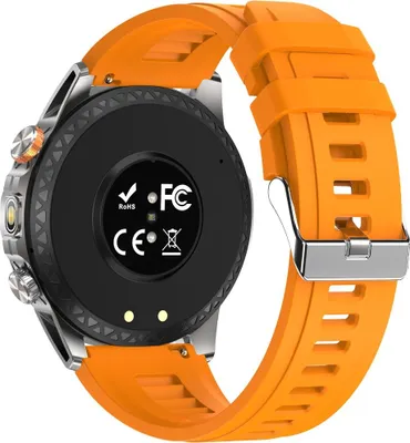 Produktbild von INF Multifunktionale Smartwatch mit Herzfrequenz, Blutsauerstoff, Schlafanalyse - IP68 Wasserdicht Orange