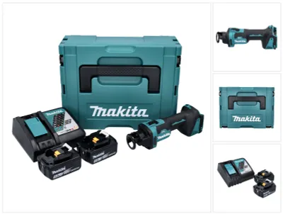 Produktbild von Makita DCO 181 RTJ Akku Rotationsschneider 18 V 32000 U/min Brushless + 2x Akku 5,0 Ah + Ladegerät + Makpac