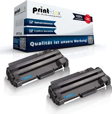 Produktbild von 2x Kompatible Tonerkartuschen für Dell 1130 1130 n 1133 1135 n 593-10961 7H53W 59310961 593-10962 59310962 P9H7G 3J11D Schwarz Black - Office Print Serie