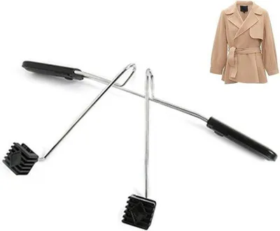 Productafbeelding van Auto Kleerhanger - Hoofdsteun Hanger - Kleding Vervoeren - Verstelbaar Ontwerp - Universeel - Zilver