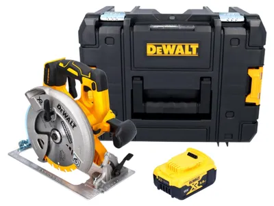 Obrázek produktu pro Akumulátorová okružní pila DeWalt DCS 570 NT 18 V 184 mm bezkartáčová + 1x akumulátor 5,0 Ah + TSTAK - bez nabíječky