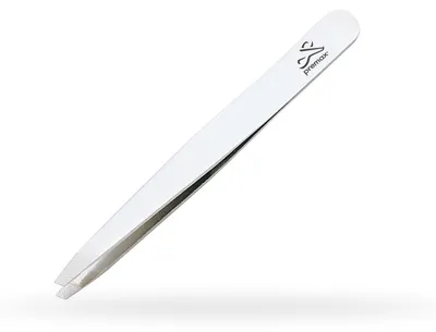 Produktbild von PREMAX PINZETTE EDELSTAHL SCHRÄGE SPITZE 40138  AUS EDELSTAHL 9 cm / 3,5