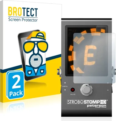 Produktbild von 2x BROTECT Schutzfolie für Peterson Strobostomp HD Displayschutz Displayschutzfolie Folie Matt Entspiegelungsfolie