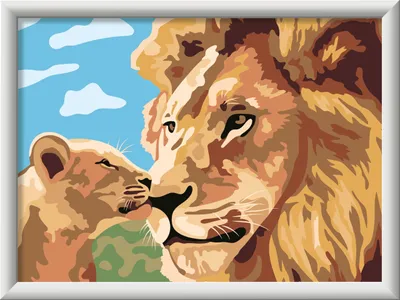 Image de Lion avec bébé Ravensburger 23995