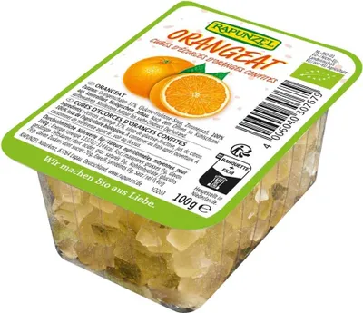 Produktbild von Orangeat gewürfelt 100g 2er Pack