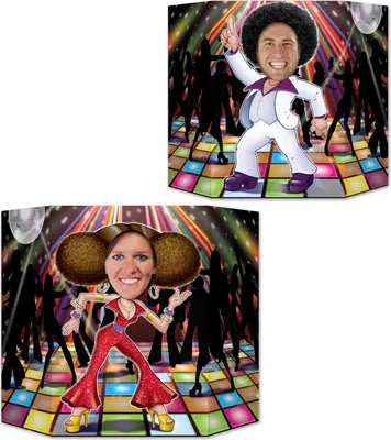 Produktbild von Raumdekoration Disco bunt 94x64cm - Einheitsgröße