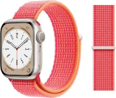 Produktbild von Original Apple Sport Loop Armband 38/40/41mm MPL83ZM/A (Product) Red 6. Gen