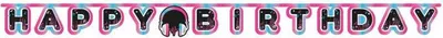 Produktbild von Be Famous Birthday Girlande 1,70m