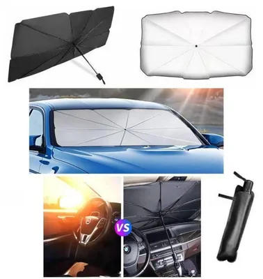 Immagine prodotto di Parasole pieghevole per parabrezza auto, dimensioni 140x78 cm, protezione solare