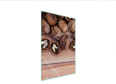 Obrázek produktu pro Skleněná krájecí deska 35x52 ořechů