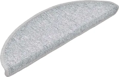 Zdjęcie produktu dla vidaXL Podkładki pod stopy 30 szt. 56x17x3 cm Jasnoszare Półokrągłe