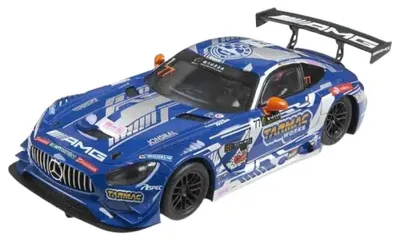 Image de Scalextric Mercedes AMG GT3 Tarmac, voiture bleue, taille unique