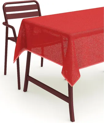 Produktbild von Gartentischdecke Weichschaum 130 x 160 cm - rot