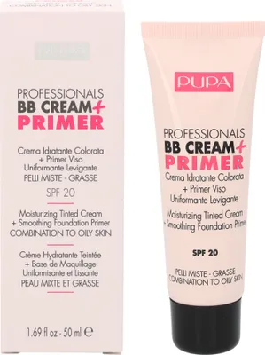 Produktbild von #002 Sand - Combination To Oily Skin Pupa Pupa Professionals BB Cream + Primer SPF20