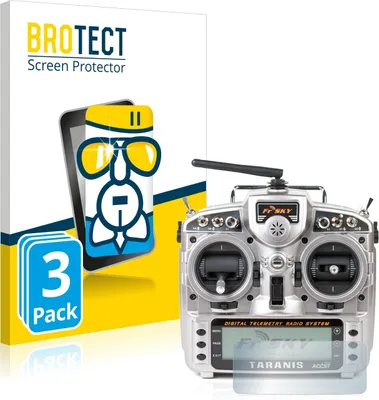 Produktbild von 3x BROTECT Schutzglas für FrSky Taranis X9D Schutzfolie Panzer Folie Glas Display Schutz klar