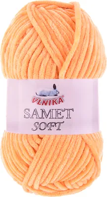 Produktbild von 100g Strickgarn Samet Soft Chenille-Strickgarn Samtwolle flauschig