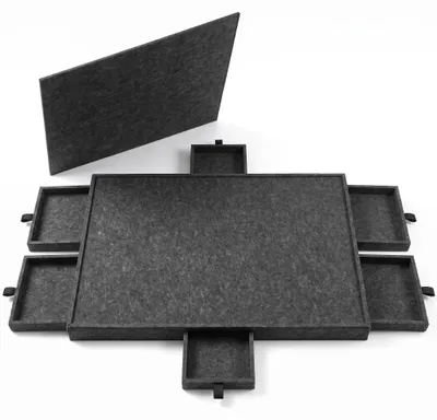 Produktbild von IvoQ Puzzle Board - 1000 Teile - 6 Sortierschubladen mit Ständer, KI-generiertes Bild