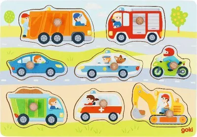 Produktbild von Steckpuzzle Fahrzeuge