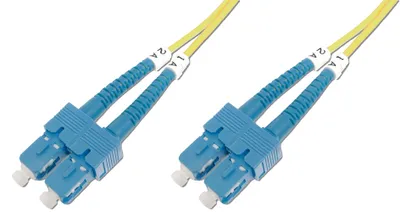 Image de DIGITUS LWL Patchkabel SC -> SC 2.00m Singlemode Duplex OS2