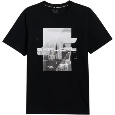 Produktbild von Herren Kurzarm-T-Shirt in Schwarz