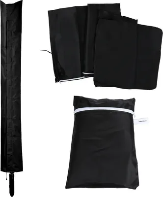 Zdjęcie produktu dla Osłona ochronna suszarki obrotowej Jiubiaz 168x28cm odporna na warunki atmosferyczne suszarka obrotowa 210D na parasol do prania