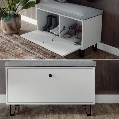 Obrázek produktu pro Lavice na boty Vicco Siri Bílá 80 x 46 cm, Model 51839