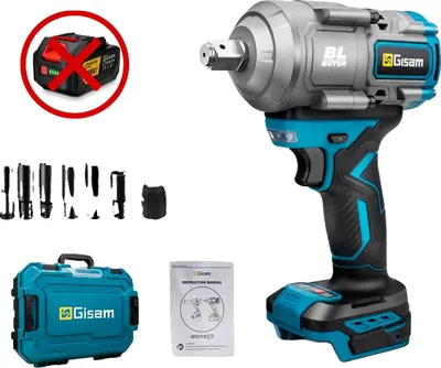 Produktbild von Schlagschrauber, 2000 N·m Drehmoment, bürstenloser Motor, Keine Batterie Kein Stecker