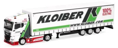 MAN eTGX GM Jumbozeil-Oplegger 1:87 Modellauto aus Kunststoff