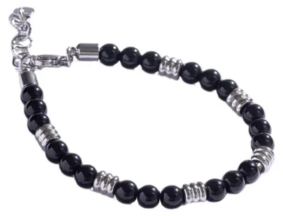 Produktbild von Schwarzes Perlenarmband fü r Herren MCGB5027