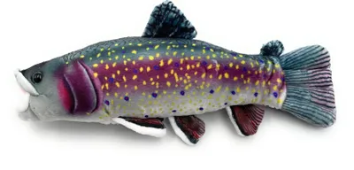 Immagine prodotto di Onwomania peluche in tessuto animale trota pesce salmerino 27 cm multicolore