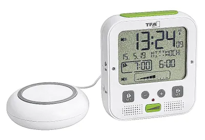 Image de TFA® digitaler Funkwecker 60.2538.02 weiß
