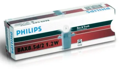 Produktbild von Philips BAX 8,5d/2 Grau 24V 13598CP