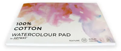 Productafbeelding van Artway A5 aquarelblok, 12 vel, 300 g/m², 100% katoenpapier