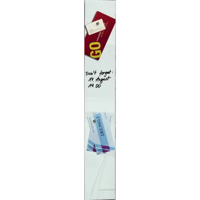 Immagine prodotto di SIGEL GL101 Lavagna magnetica in vetro Artverum - superbianco, 12 x 78 cm