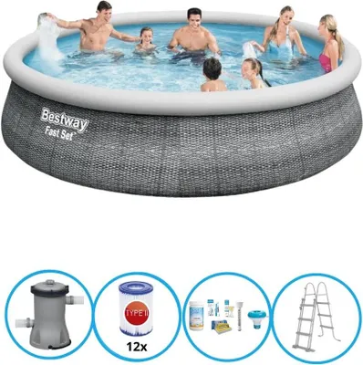 Immagine prodotto di Set rapido per piscina Bestway - 457x107 cm - Bundel per piscina
