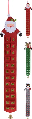 Produktbild von Filz-Adventskalender Grau Schneemann