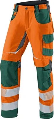 Produktbild von Kübler Reflectiq Sommerhose PSA 2 warnorange/moosgrün Gr. 102