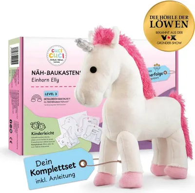 Zdjęcie produktu dla cucicuci DIY zestaw do szycia jednorożec biały