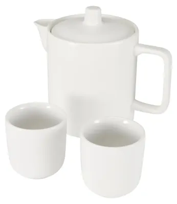 Produktbild von Seasons - Unifarben Tee-Set PF5043 (Einheitsgröße) (Weiß)