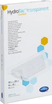 Zdjęcie produktu dla Przezroczysty opatrunek żelowy HydroTac, 10 sztuk - 10x20cm
