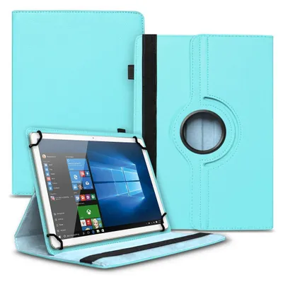 Produktbild von Tablet Hülle Acepad 10.1 Tasche Schutzhülle Universal Case Cover 360° DrehbarFarben:Türkis