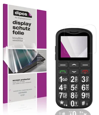 Produktbild von 4x Schutzfolie für USHINING G181 klar Displayschutzfolie Folie Display Schutz dipos