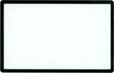 Produktbild von Frontscheibe für oberes Display kompatibel für Nintendo NEW 3DS XL, Farbe:Schwarz