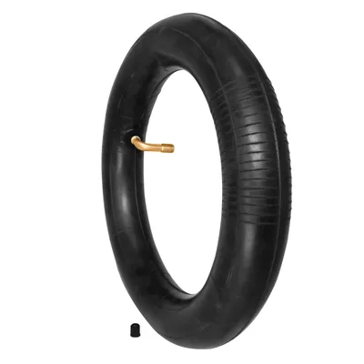 Produktbild von Avizar, 8.5 Zoll Schlauch mit abgewinkeltem Ventil 90° für Dualtron / Speedway / Kaabo / Zero, Schwarz