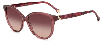 Zdjęcie produktu dla Carolina Herrera HER 0237/S Burgundowo-czerwone oprawki w kolorze havana 56/16/145 Okulary przeciwsłoneczne dla kobiet