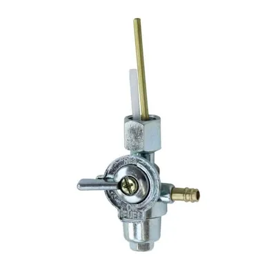 Zdjęcie produktu dla Kran paliwa Kran paliwa, prawy wylot M12 x 1,25, metalowy worek na wodę, metalowa dźwignia