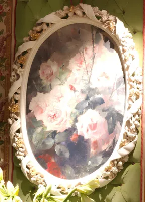 Produktbild von Luxus Spiegel Barock Rokoko Wandspiegel Italienische Möbel Spieglein Echtholz
